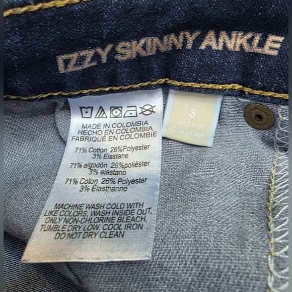 Michael Kors Skinny Ankle Jeans Size 8 - Picture 6 of 9